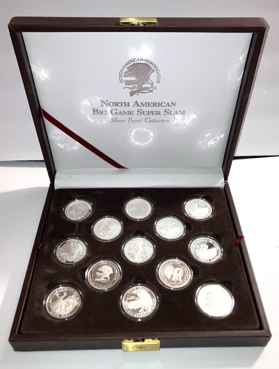 North American Hunting Club Big Game Super Slam Silver Proof 0.999
