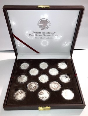 North American Hunting Club Big Game Super Slam Silver Proof 0.999