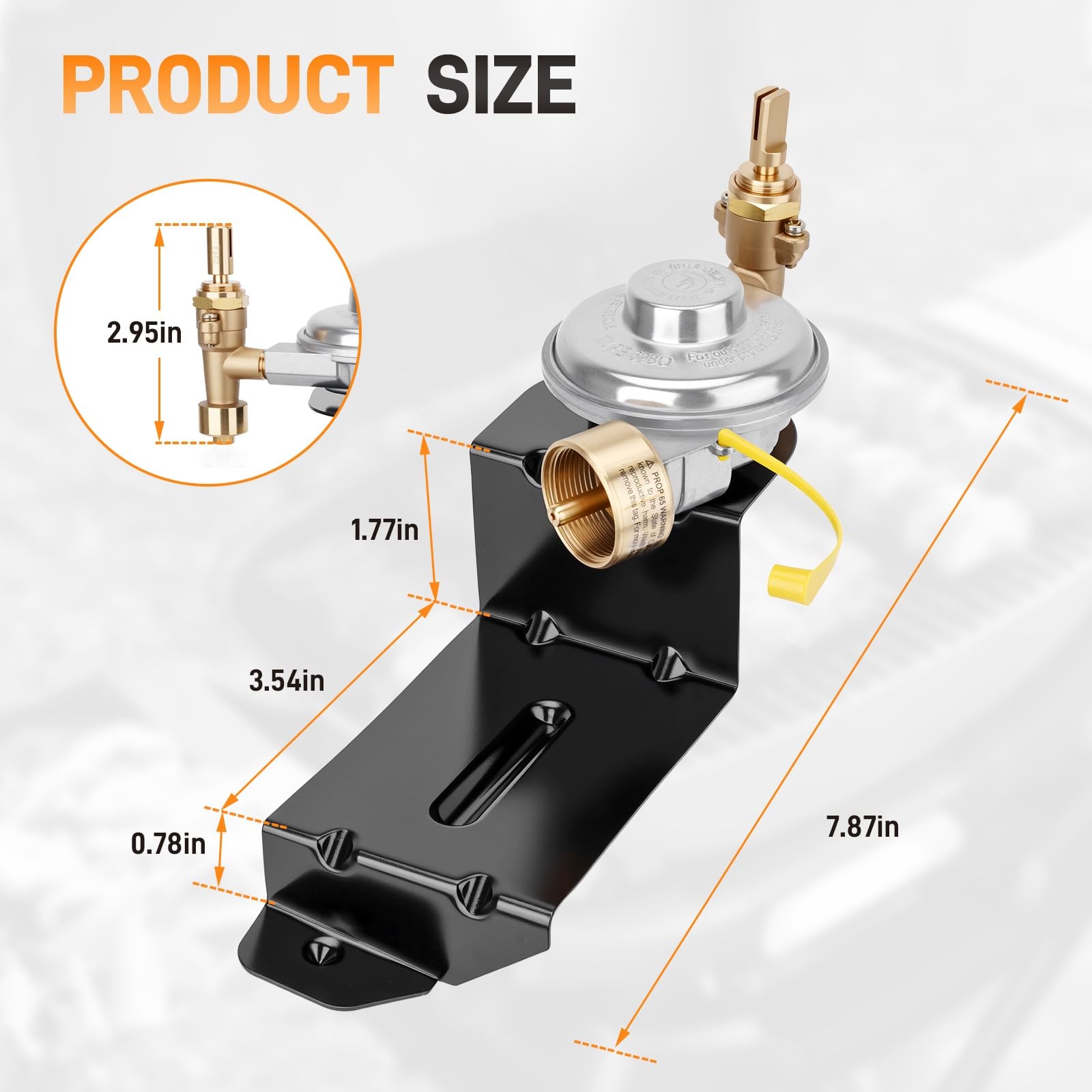 64866 Gas Grill Valve Regulator For Weber Q1200 Series 50060301 Gas Grill Tool
