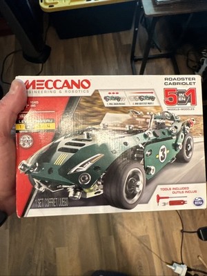 Meccano 2018 Engineering & Robotics Roadster Cabriolet Model 18202