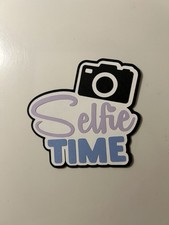 Selfie Time Scrapbook Title Handmade Paper Pieced Die Cut