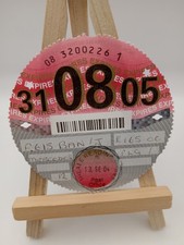 2005 MERCEDES PLG Original Stamped Old Road Car Tax Disc Rare LOADS IN STORE