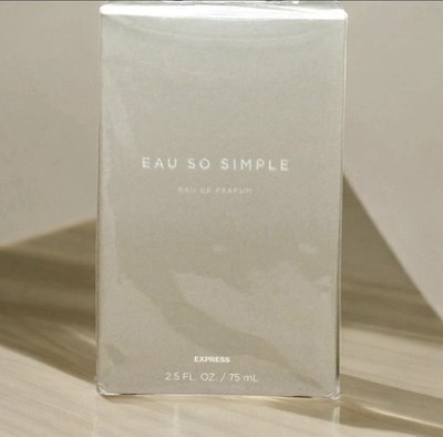 Express EAU SO SIMPLE Perfume Eau de Parfum Fragrance Spray edp 2.5 oz Sealed