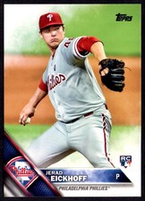 2016 Topps Jerad Eickhoff Rookie Philadelphia Phillies #2