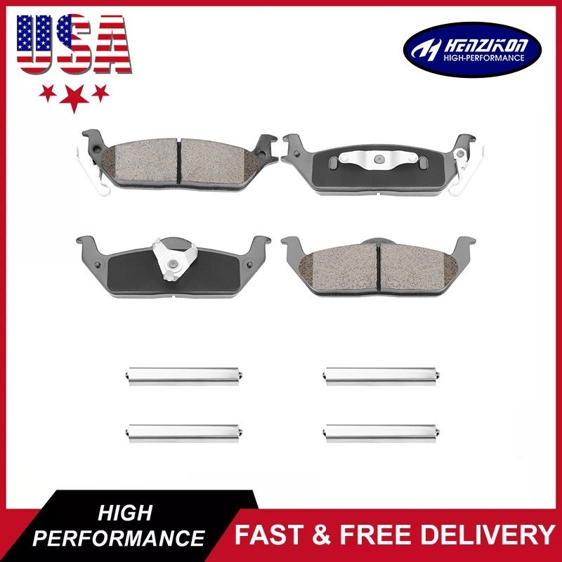 Rear Ceramic Brake Pads Fit 2005 2006 2007 2008 - 2011 Ford F150 Lincoln Mark US