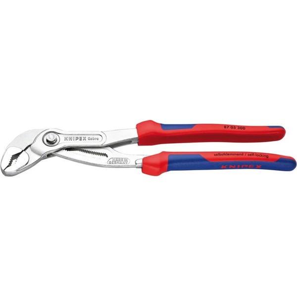 Knipex Wasserpumpenzange Cobra Mit Mehrkomponenten-Griffen 300Mm , 8705300-image