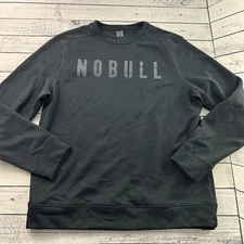 NOBULL Pullover Crewneck Sweatshirt Men's Large Black