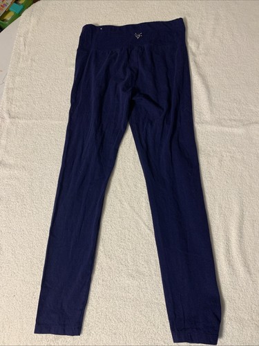 Justice Girls Navy Blue Leggings Size 16/18 - Picture 2 of 2