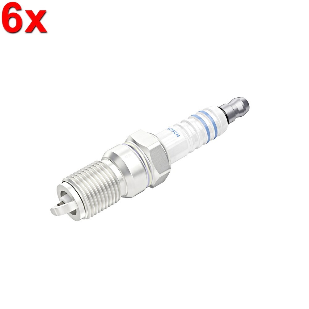 BOSCH 6x Spark Plugs For FORD Escort 81 IV PROTON Exora Gen 2 85-16 0242235951