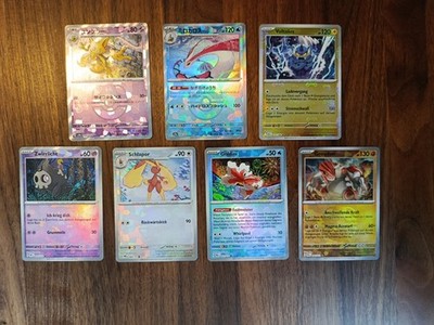 7x Pokémon Masterball Cards