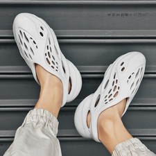 UK CLOSED TOE SHOES SLIP ON SUMMER FOAM RUNNER POOL SLIDES PARENT CHILDREN SHOES