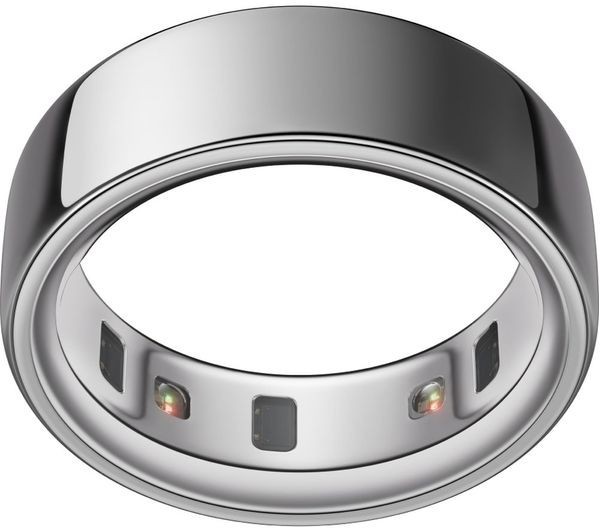 OURA Ring 4 - Size 8 – Silver Smart Ring - 000000000010437466 - UK DEALER STOCK