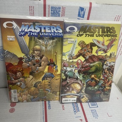 Masters Of The Universe #1 Gold Foil Variant + #2 Image 2002 Invincible Preview