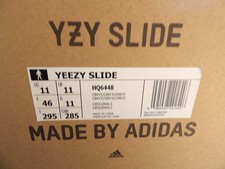 adidas Yeezy Slide Onyx Men's HQ6448 Size 11 US