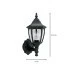 Designers Fountain 2462-BK Black 1-Light 7" Cast Aluminum Wall Lantern - Picture 10 of 12