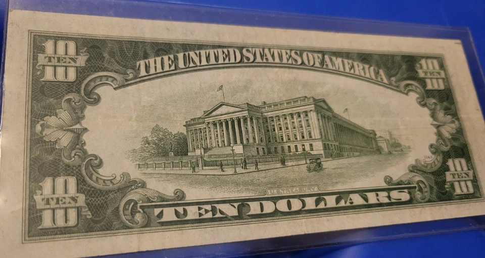 FR-2007C $10 1934-B Federal Reserve Note Philadelphia C-B Block - Image 2 of 3