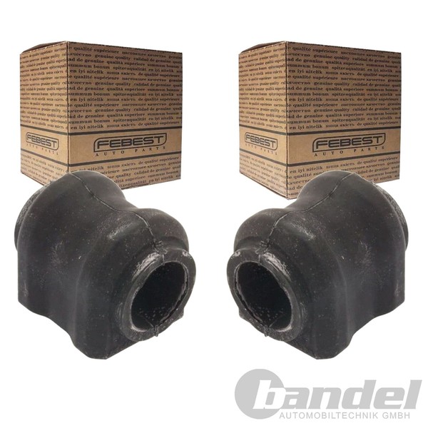 2X Febest 22Mm Stabilager Gummilager Stabi Hinten Passend FüR Toyota RAV 4-image