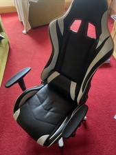 JL Comfurni Ergonomic Swivel Reclining Gaming Chair Black/green