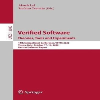 Verified Software. Theories Tools and Experiments. 14th Internati