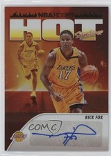 2023-24 Panini NBA Hoops Hot Signatures Rick Fox #HS-FOX Auto 12z3