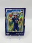 2024 Panini Donruss Optic - Rated Rookie Drake Maye #229 Purple Shock Prizm (RC)
