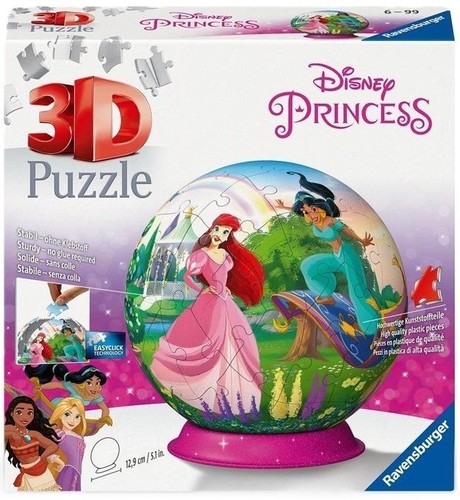 Ravensburger 3D Jigsaw Puzzle 72 Pieces 6+ Ages Disney Princess - Picture 1 of 2