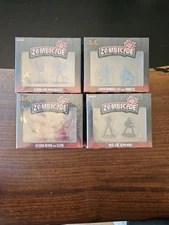 CMON Zombicide Lot Of 4 Promo Survivor / Character Miniature Kris Curro Charles