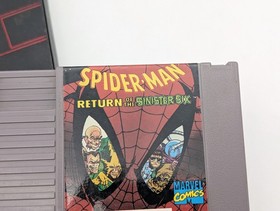 Spider-Man Return of the Sinister Six Nintendo NES Spiel Cartridge + H&uuml;lle