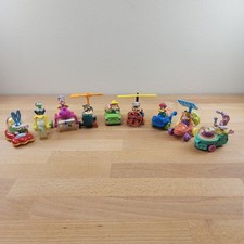 Vintage 1992 Warner Tiny Toons McDonald's Happy Meal Toys- 9 Pc- Wacky Rollers