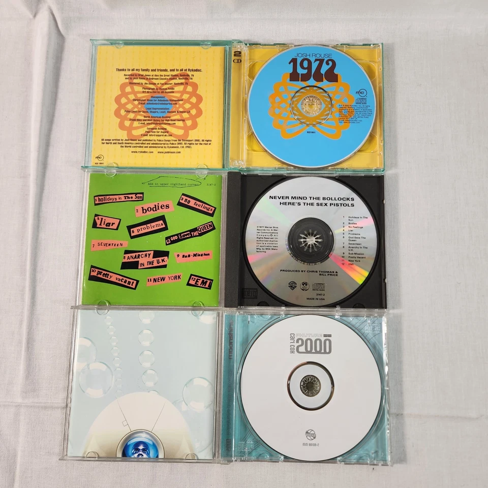Indie Alt Punk Rock Electronica House Techno + ... CD LOT of 7 Discs Very Good Foto 3 de 4