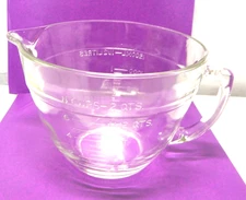 Anchor Hocking 8 Cup Glass Measuring Batter Bowl