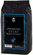 Don Espresso | Decaffeinated | 1KG Whole Coffee Beans | Italian Espresso 27.59 per kilo