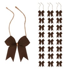 Mini Buffalo Plaid Check Ribbon Bow 3 Inch Small for Crafts Sewing 24 Pcs