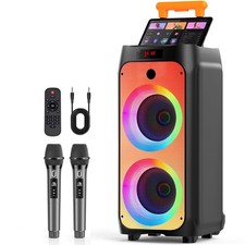 Karaoke Machine for Adults, Big Party Speaker with 500W Peak Power, Wireless ...