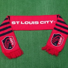 St Louis City SC Scarf MLS Soccer Team Gear Ruffneck Stadium Fans New With Tags