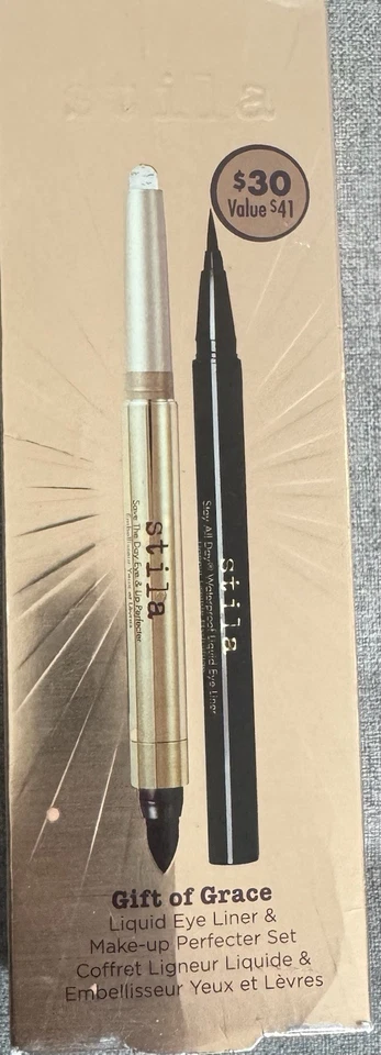 STILA SAVE THE DAY PERFECCIONADOR DE OJOS Y LABIOS + Delineador de ojos Stay All Day negro intenso Foto 2 de 4