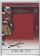 2017 Panini Preferred Rookie Silhouettes 107/199 Joe Williams #93 Auto lm4