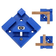 90 Degree Quick Corner Clamp Set 1 Inch Adjustable Spring Clamp, Blue