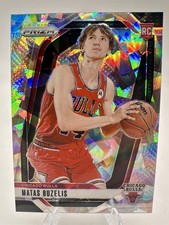 2024-25 Panini Prizm Matas Buzelis #252 Ice Prizm (RC) Chicago Bulls Rookie NBA