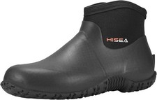 NEW $75 SZ 11 HISEA Ankle Rain Boots waterproof Rubber Boots Insulated Neoprene