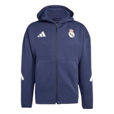 NEW Adidas Real Madrid 2025-26 Anthem Full Zip Hoodie KC3739 Men's Size Large