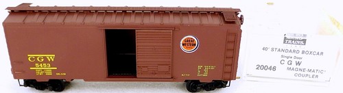40´ Standard Boxcar Single Door CGW 5453 Micro Trains Line 20046 N 1:160 D å * | Zustand: Gebraucht