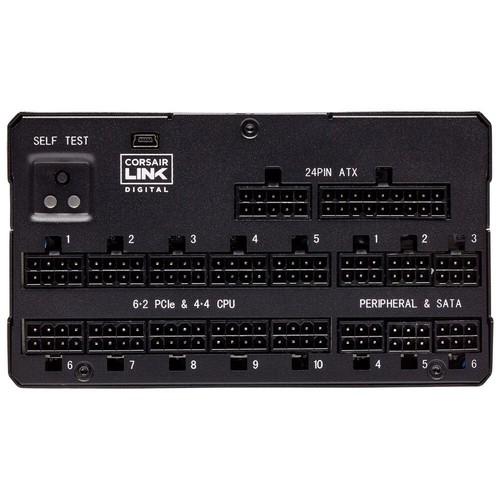 *New* Corsair AX1600i 1600 Watt 80 Plus Titanium ATX Fully Modular PSU - Afbeelding 3 van 7