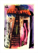 SALVADOR DALI Alice in Wonderland Canvas Print The Caucus Race and a Long Tale