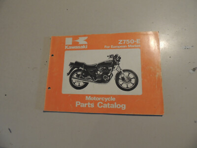 Parts catalog List Kawasaki Z750 - E1 1980  Teile Katalog Werkstatthandbuch 