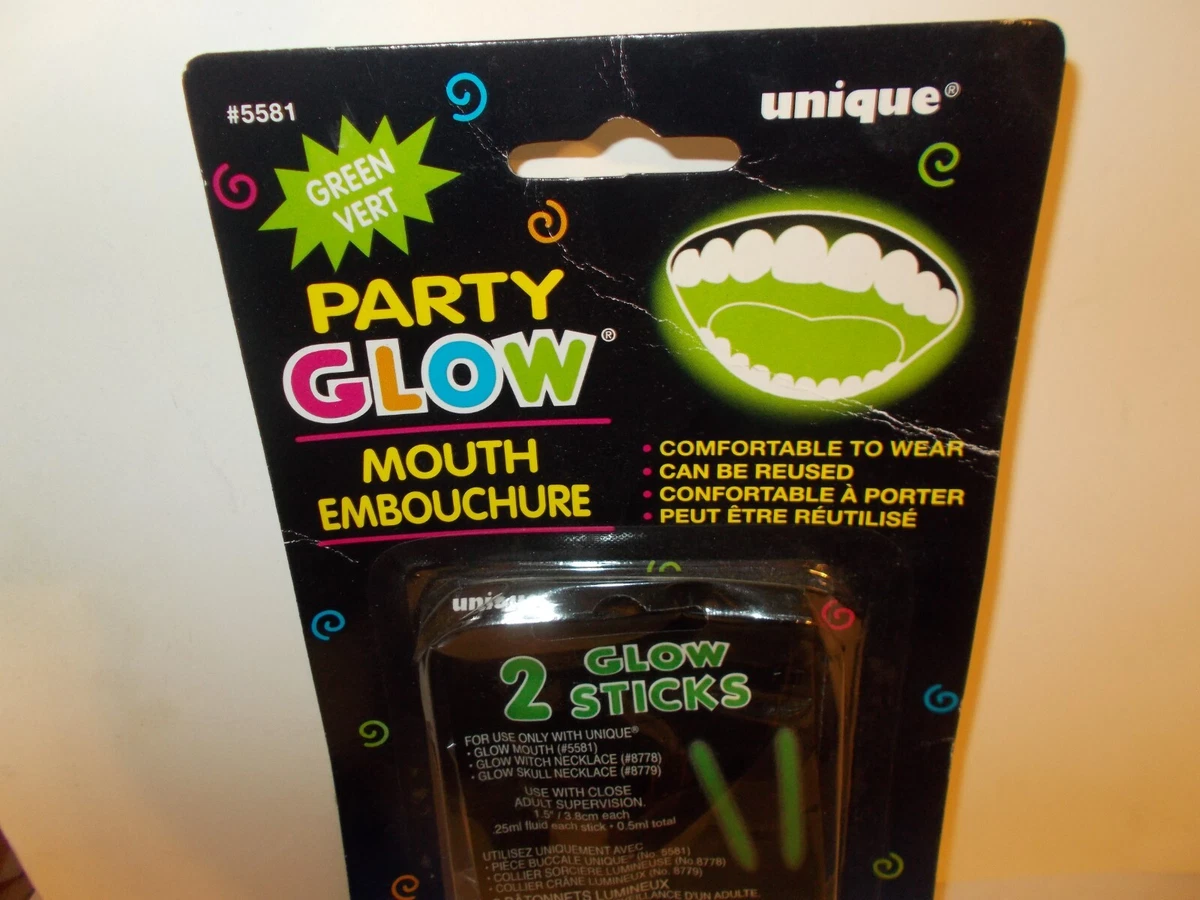 Mouth glow stick deals