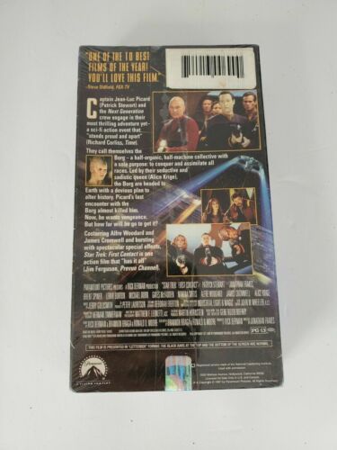 Star Trek First Contact (VHS Tape 1997) Patrick Stewart NEW SEALED - Picture 2 of 5
