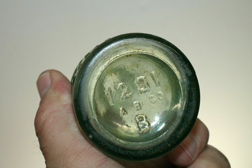 Early Coca-Cola Bottle, Savannah, Georgia Bottler, Light Bluish-Green Glass 1908 - Picture 2 of 9