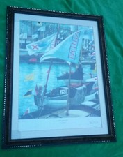 John Watson Cowes Weekend Signed Print