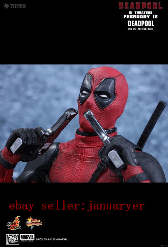 Perfect Hot Toys Mms347 1/6 Marvel Deadpool Ryan Reynolds Action